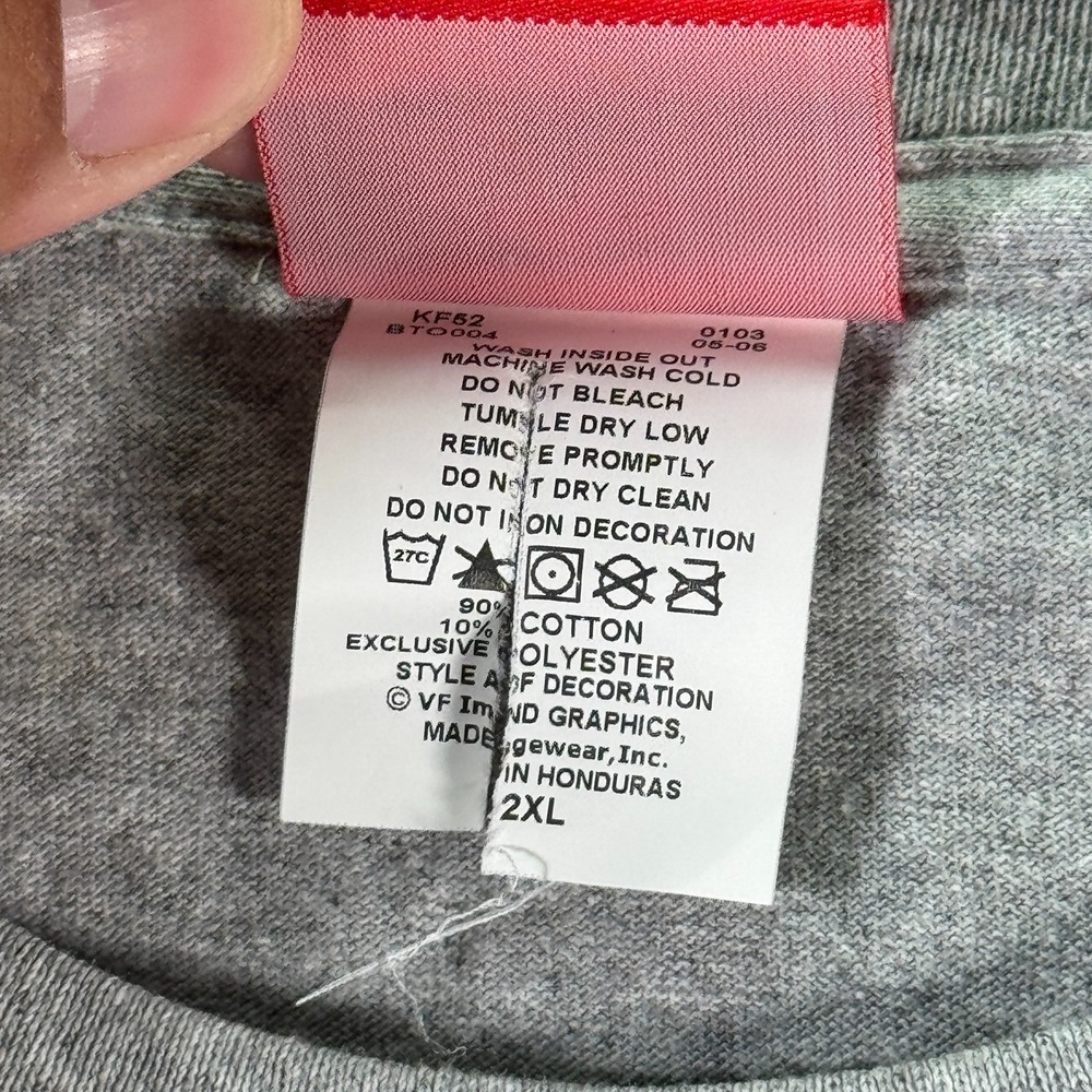 Vintage Super Bowl XLI T-Shirt Mens 2XL Gray South Florida NFL Football 2007 - Picture 7 of 11
